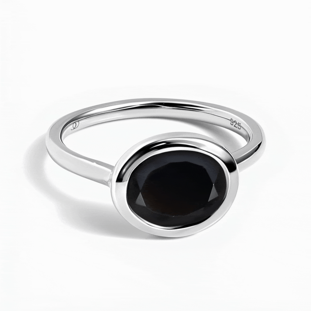 Black Obsidian Ring - Skin-Touch