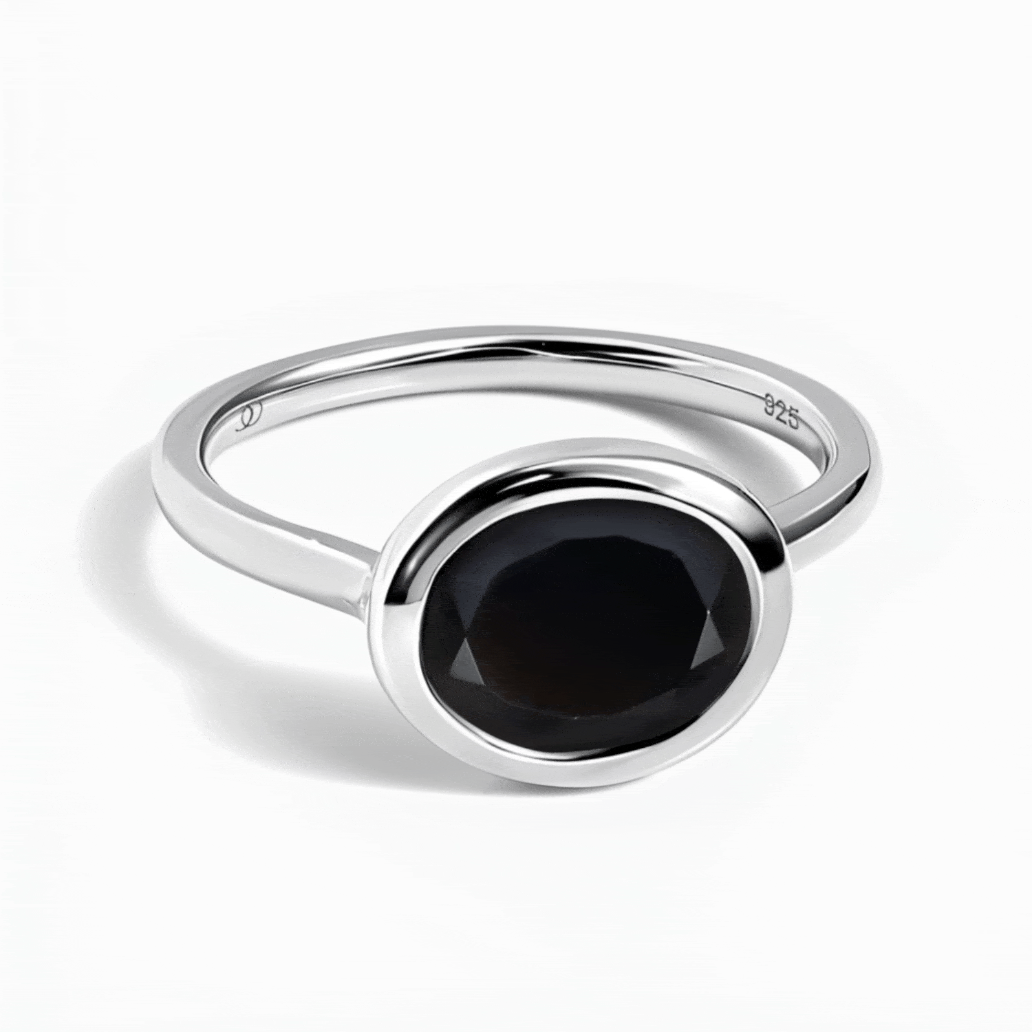 Black Obsidian Ring - Skin-Touch