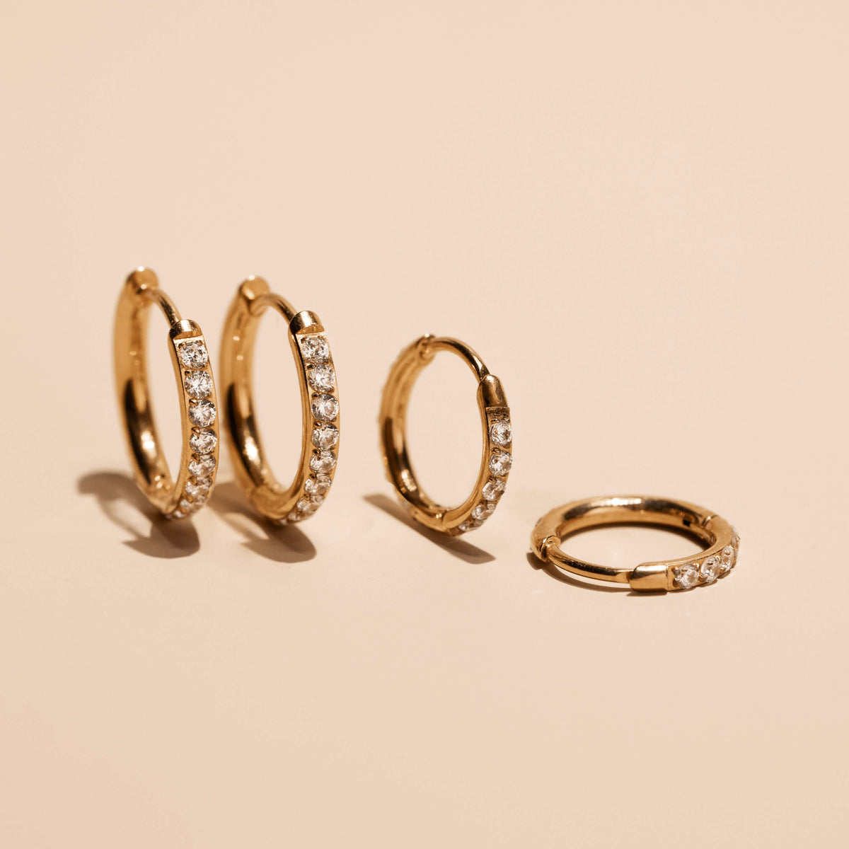 Pavé Hoops, 14mm