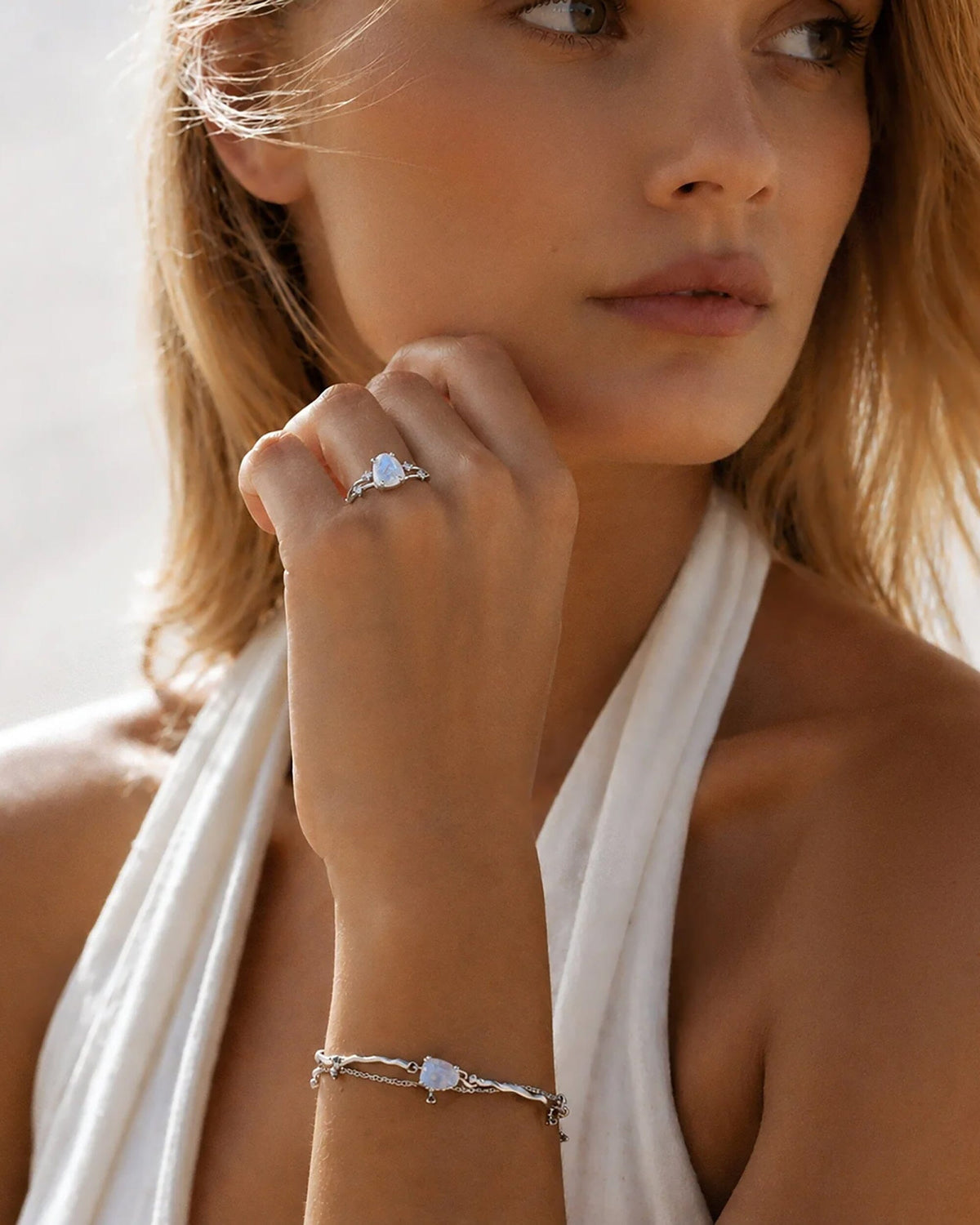 Moonstone Bracelet - Flow