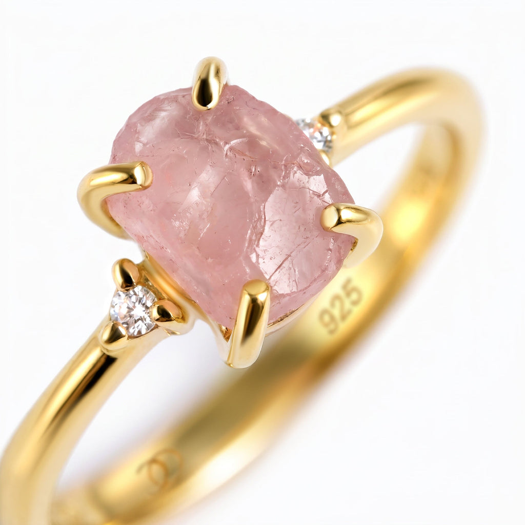 Rose Quartz Ring - Petite Allure