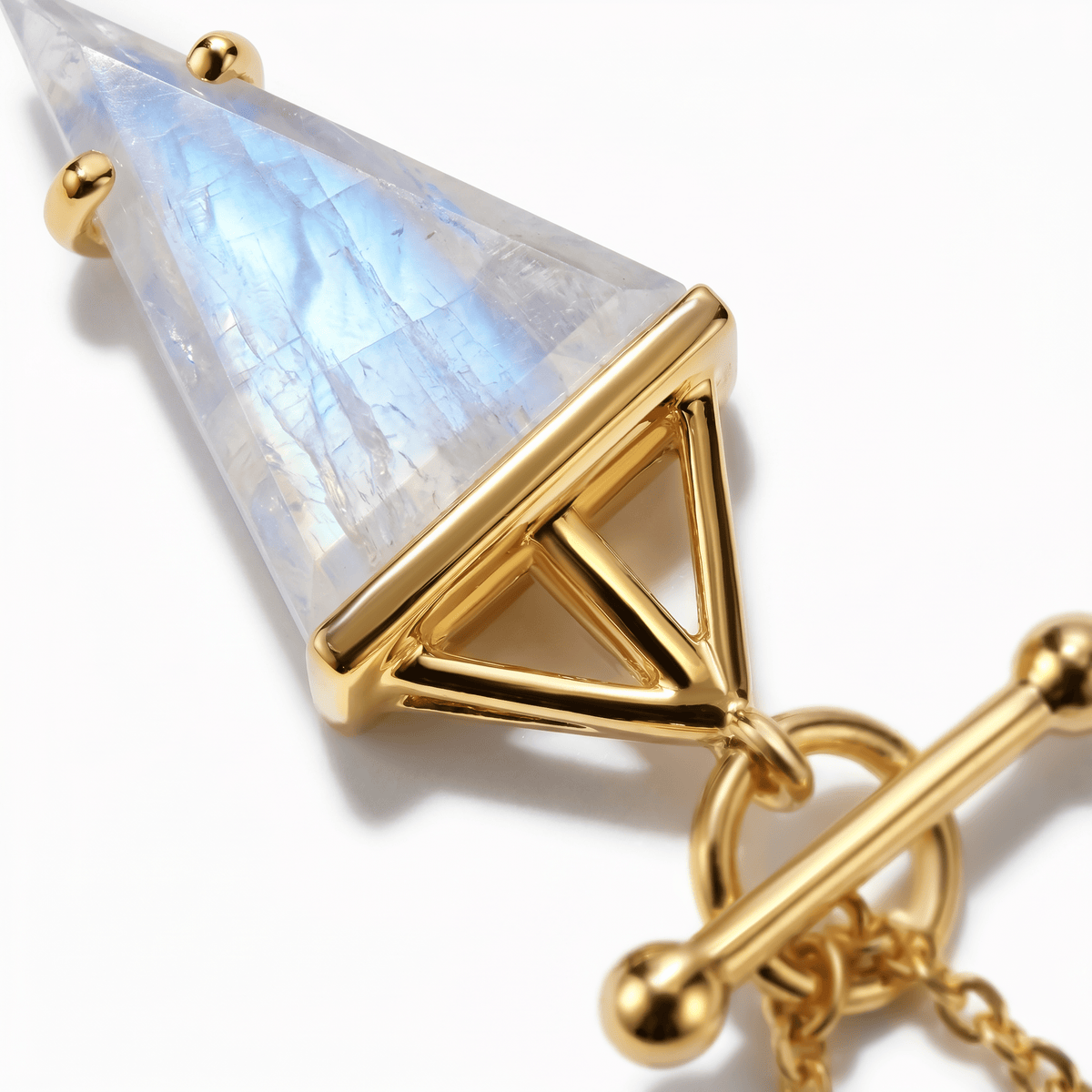 Moonstone Heroine & Herringbone Necklaces
