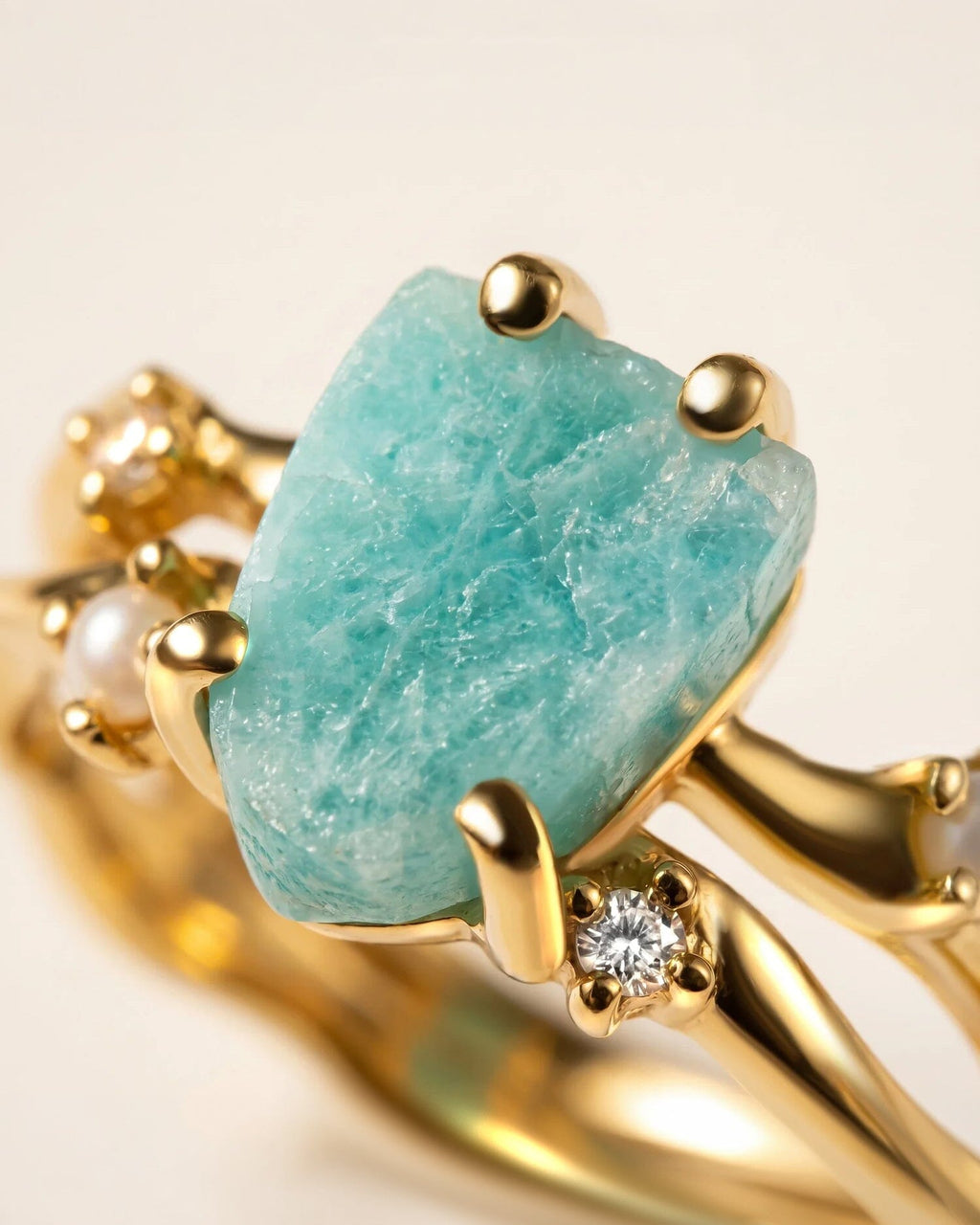 Amazonite Ring - Flow