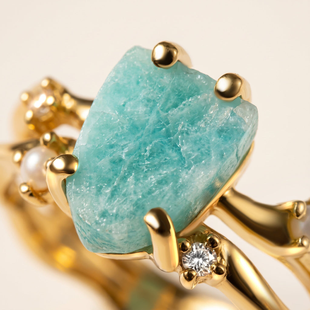 Amazonite Ring - Flow