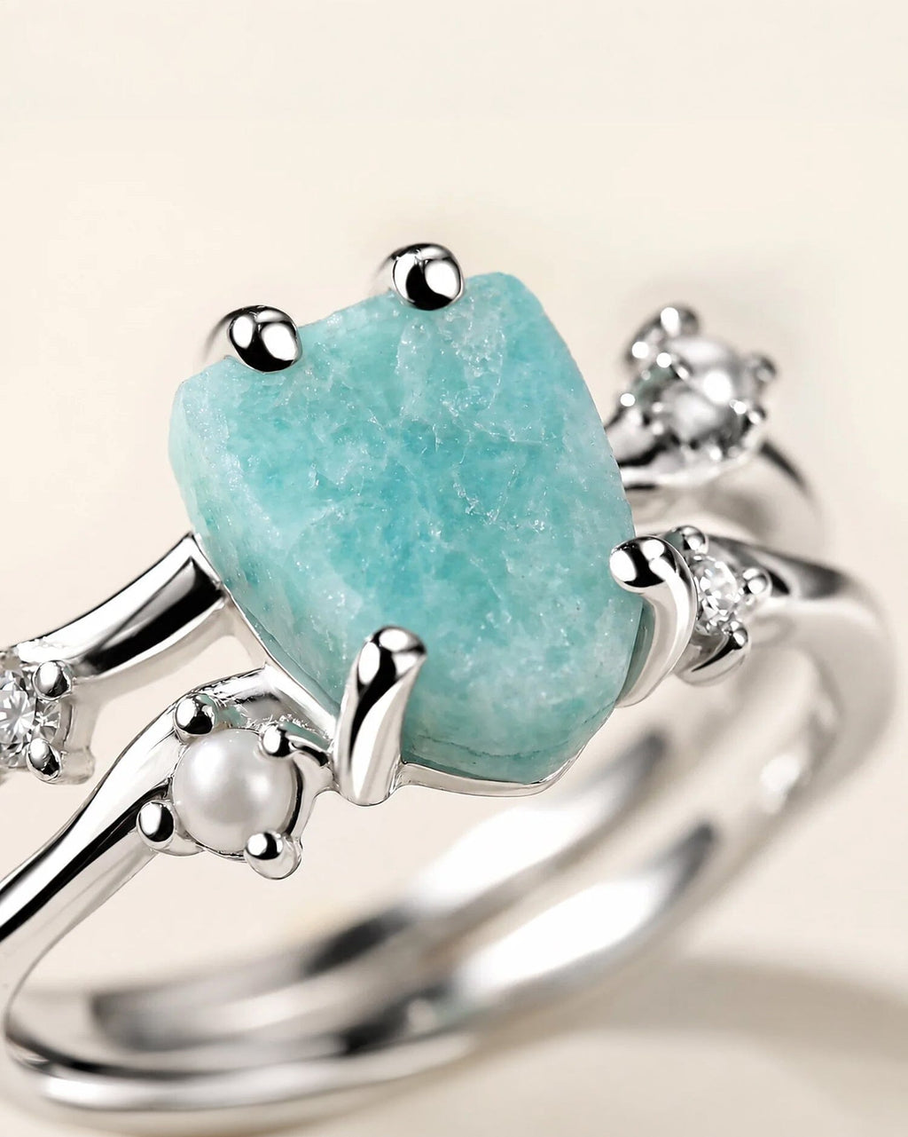 Amazonite Ring - Flow