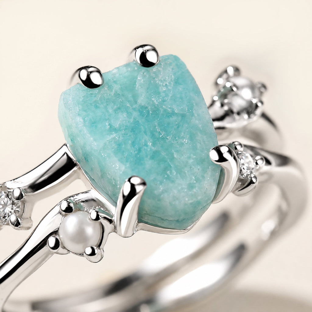 Amazonite Ring - Flow