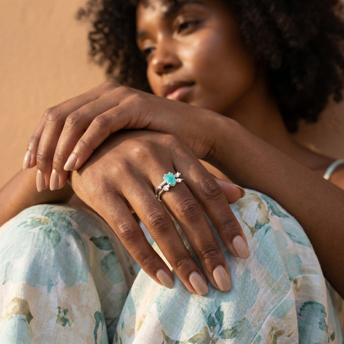 Amazonite Ring - Flow