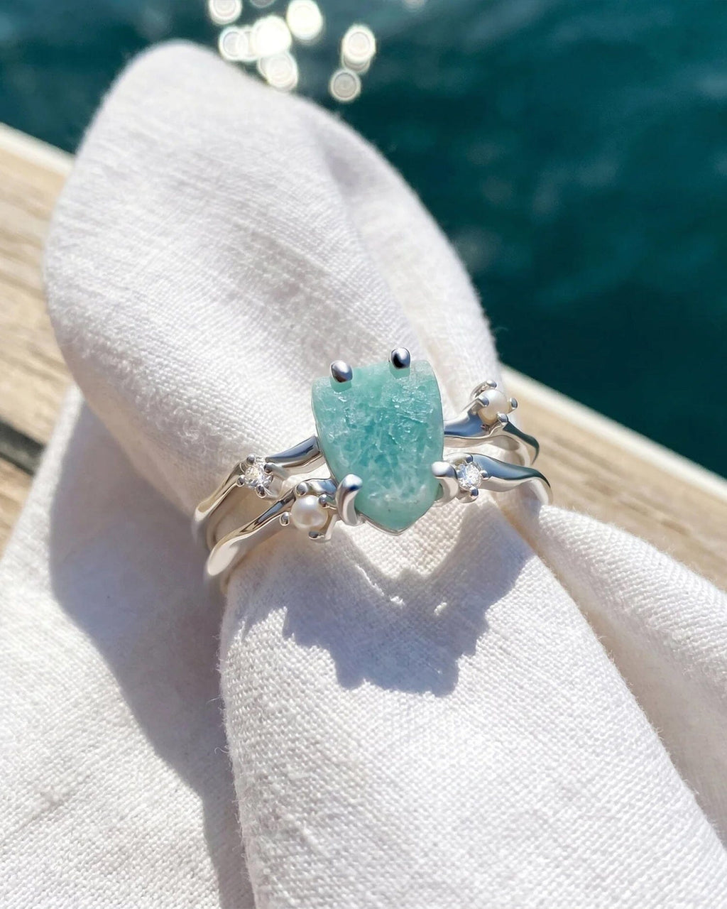 Amazonite Ring - Flow