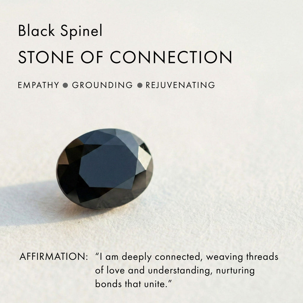 Black Obsidian Black Spinel Harlow & Waves Rings