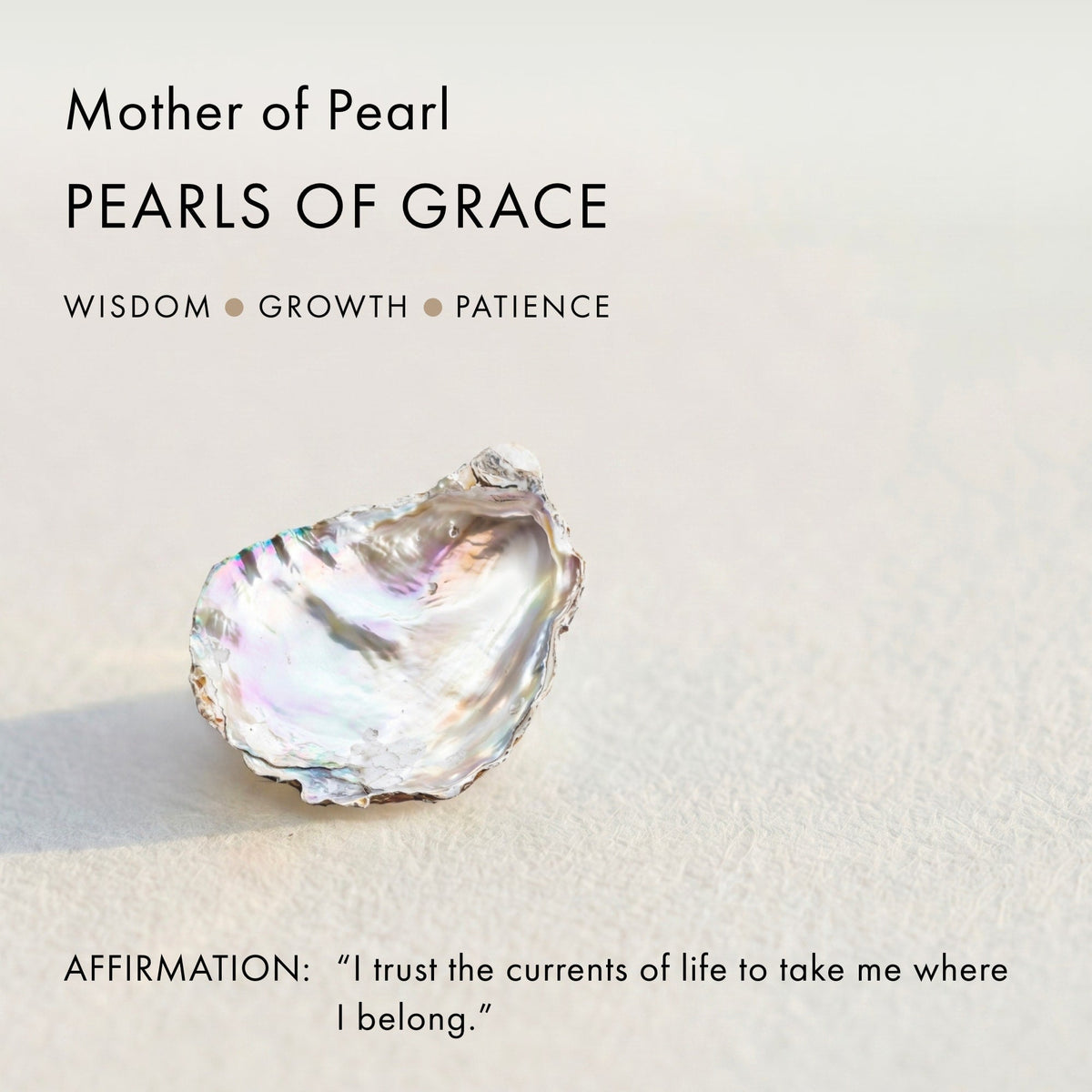 Mother of Pearl Ring - Enfolded