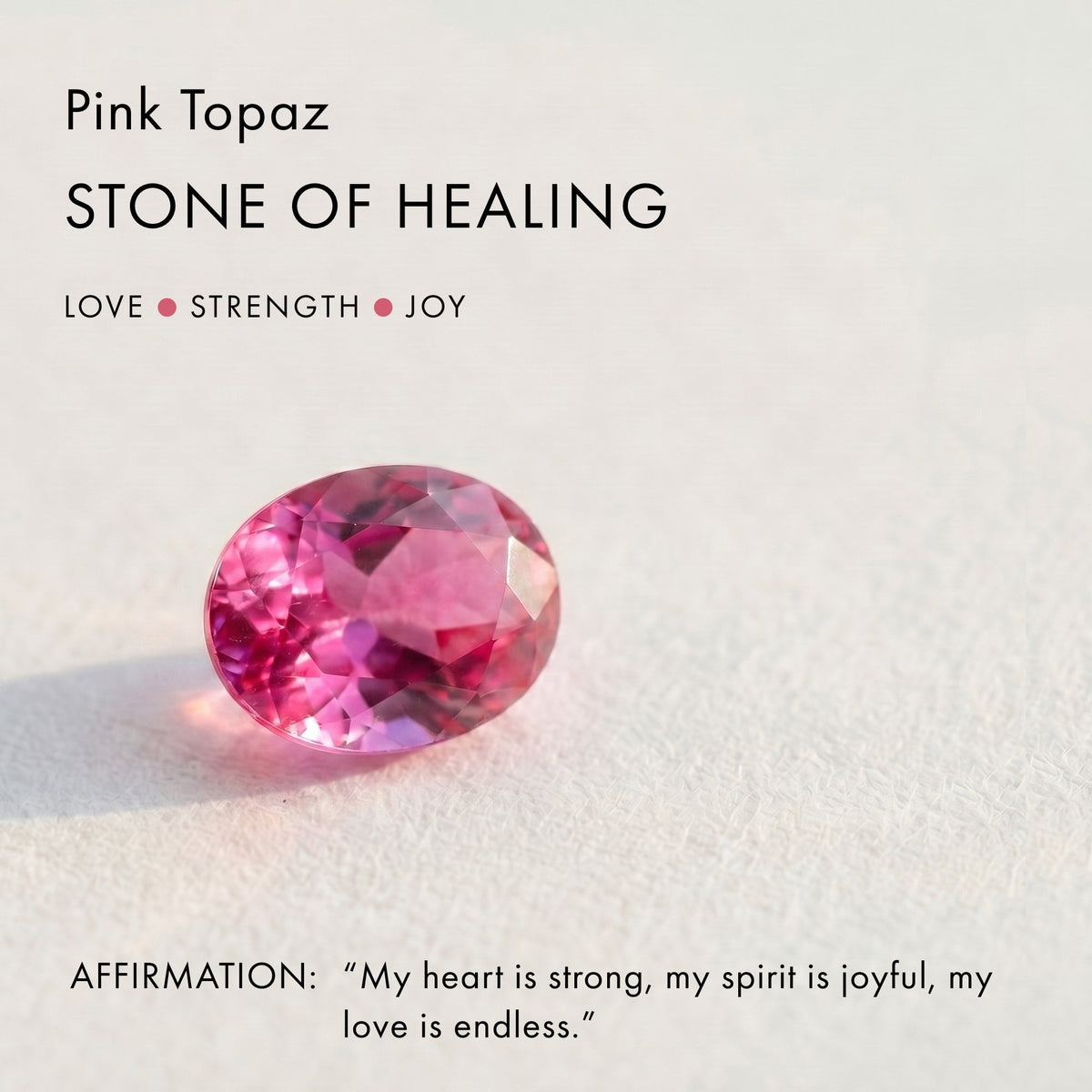 Citrine Pink Topaz Ring - Grace