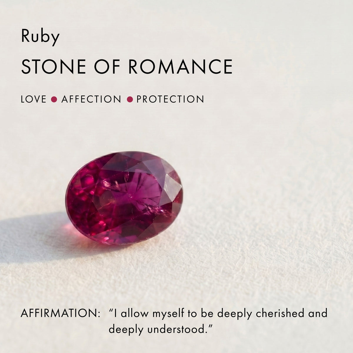 Ruby Garnet Ring - Crush