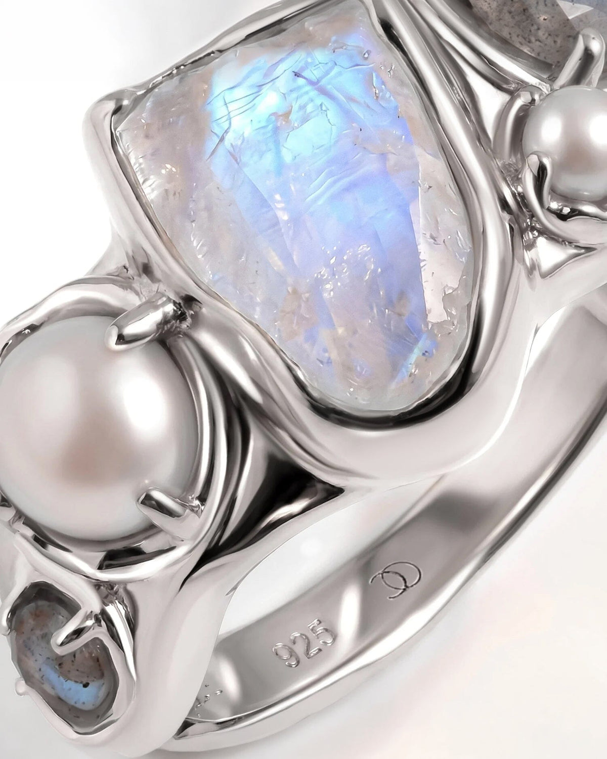 Moonstone Pearl Ring - Heirloom