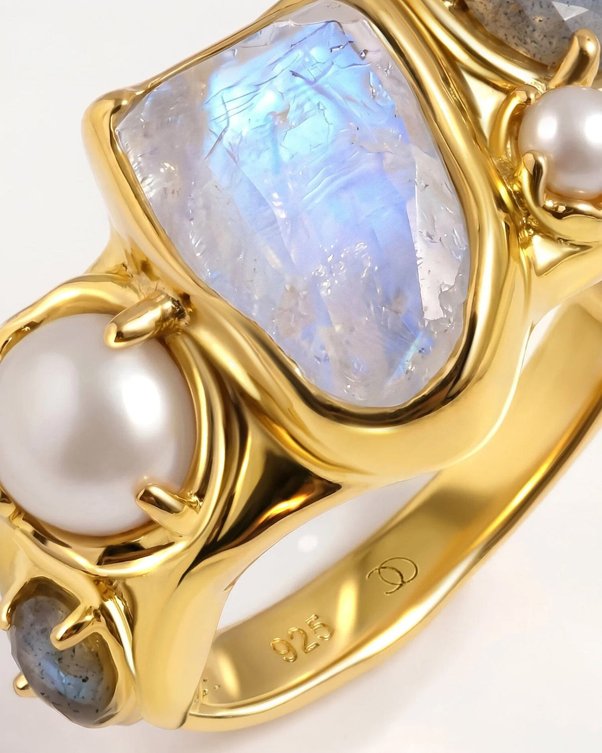 Moonstone Pearl Ring - Heirloom