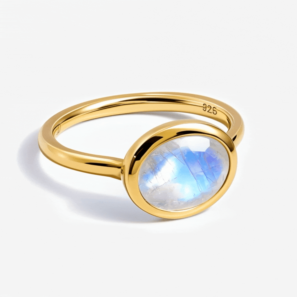 Moonstone Skin-Touch & Infinite & Waves Rings