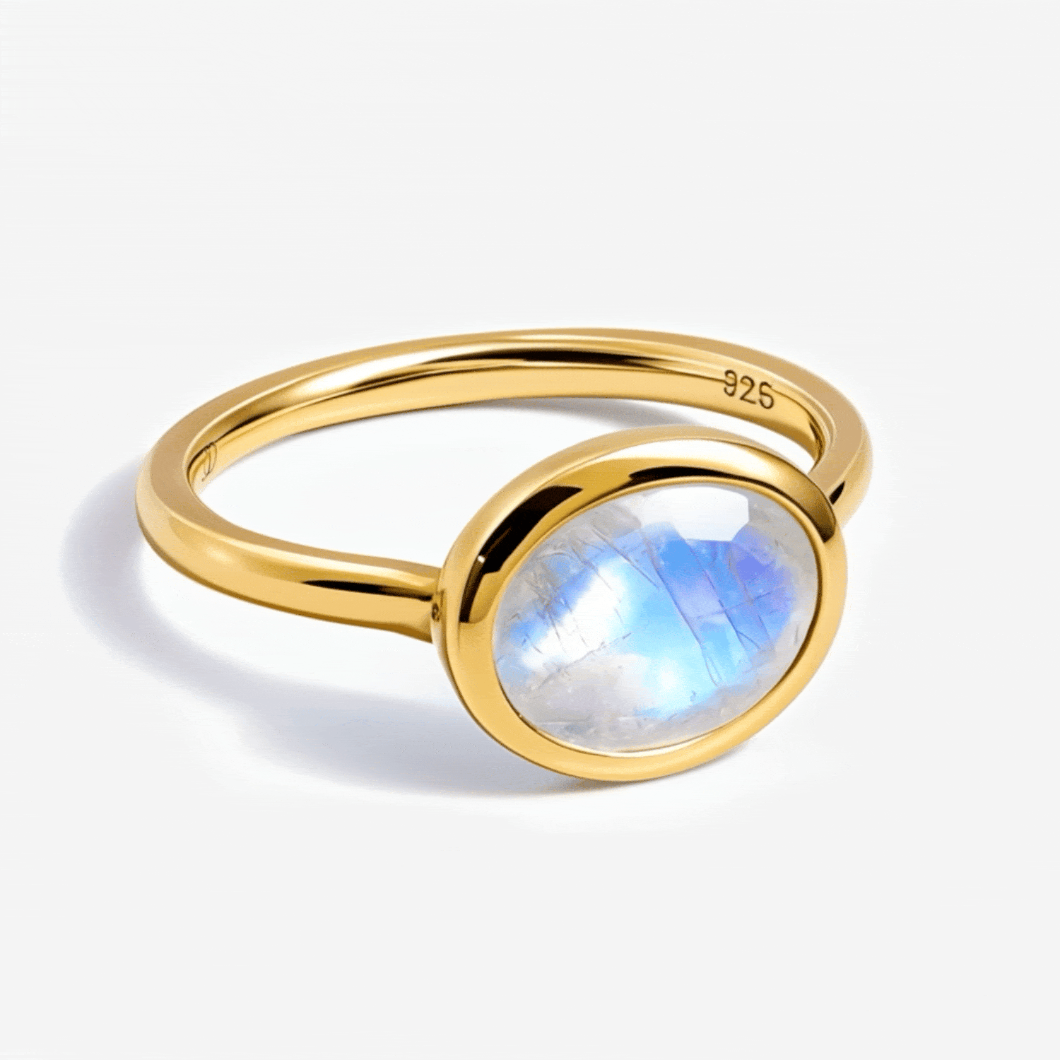 Moonstone Skin-Touch & Waves Rings