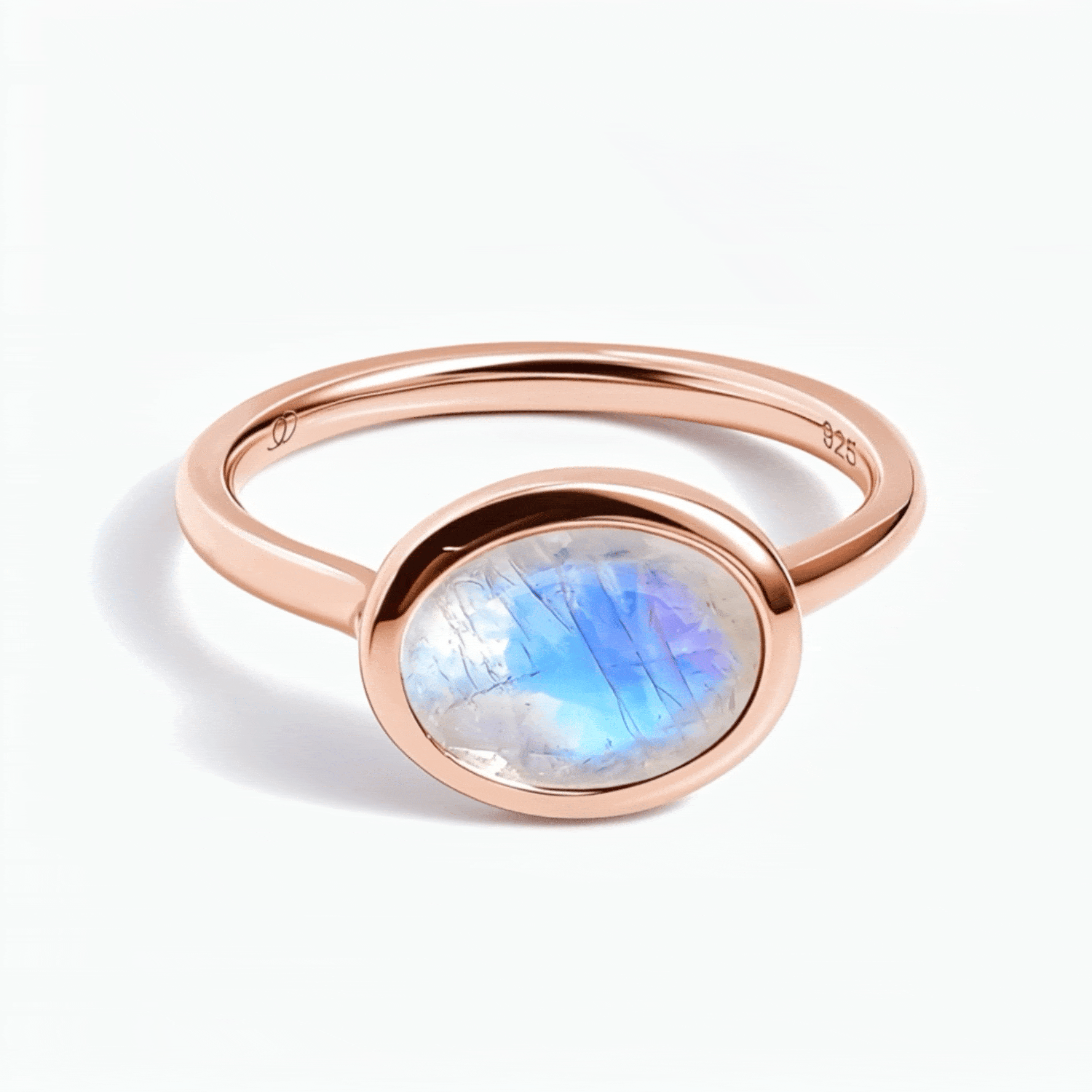 Moonstone Skin-Touch & Waves Rings