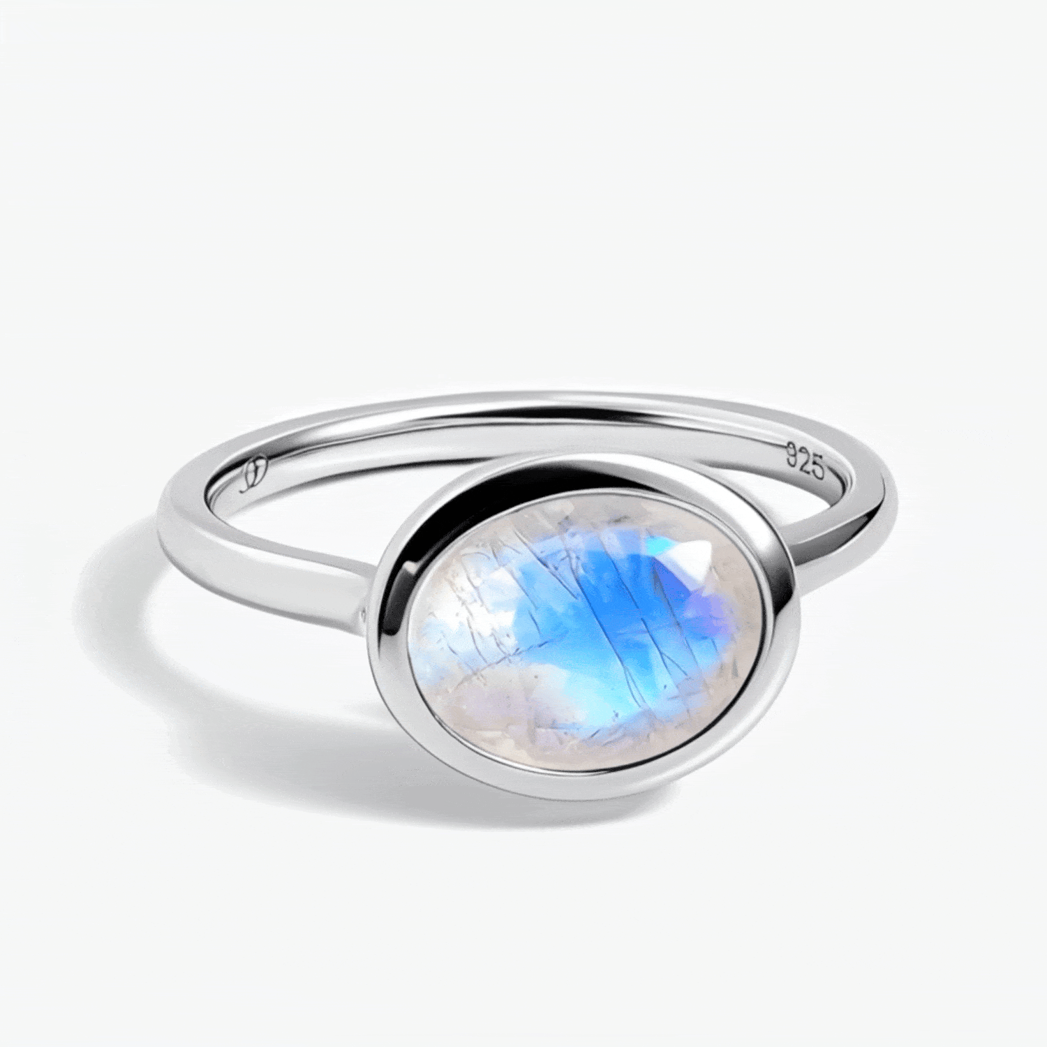Moonstone Skin-Touch & Waves Rings