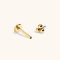 Trinity Push Pin Flat Back Earring