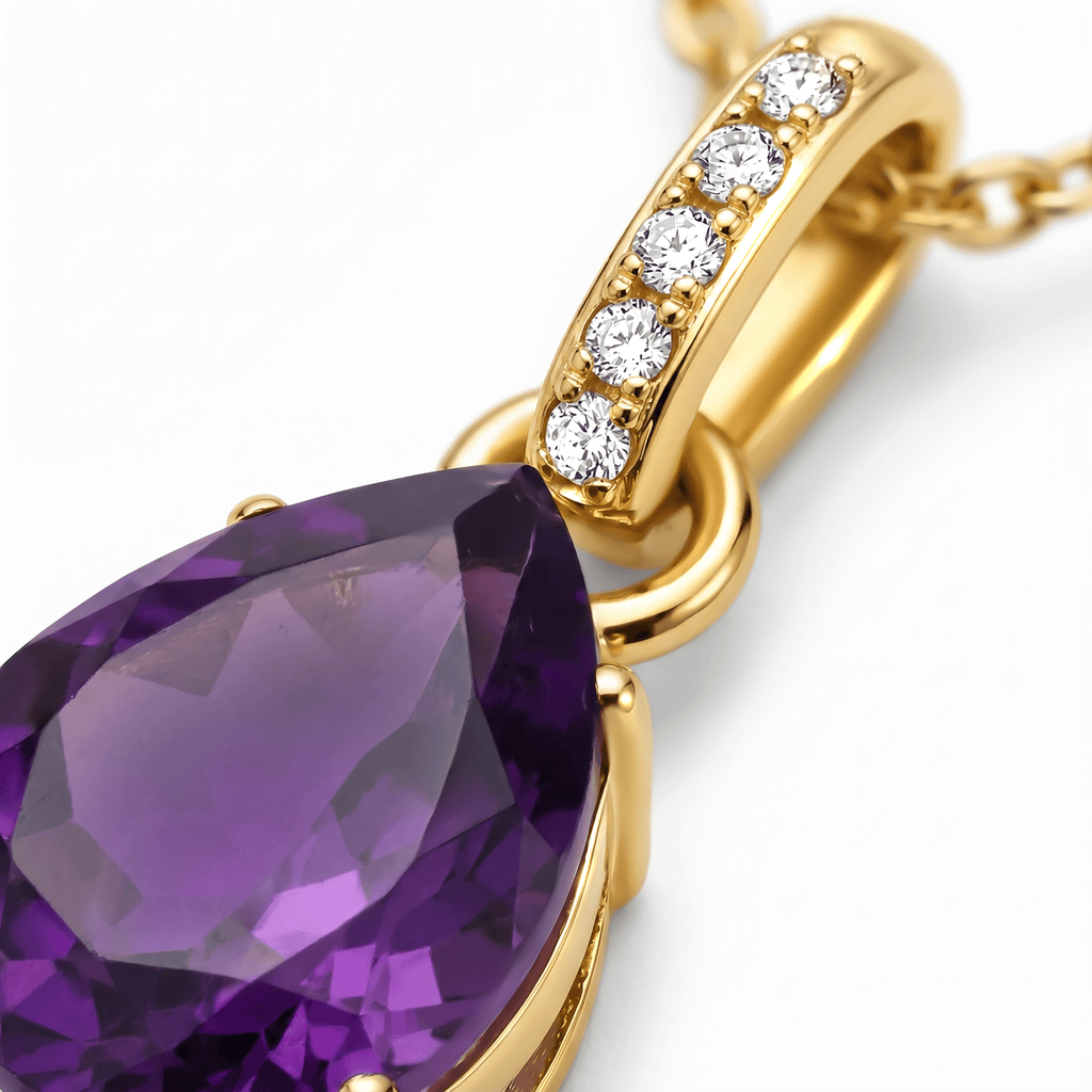 Amethyst Necklace Sway - February Birthstone