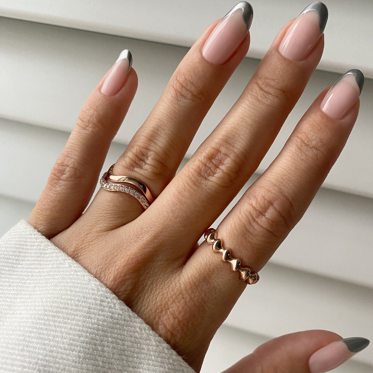 Stackable Ring Band - Waves